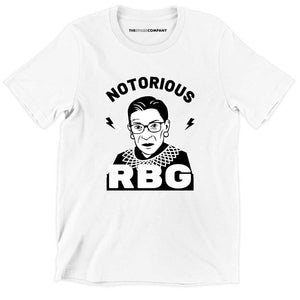 RBG Ruth Bader Ginsburg Kids T-Shirt-Feminist Apparel, Feminist Clothing, Feminist Kids T Shirt, MiniCreator-The Spark Company