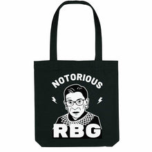 Load image into Gallery viewer, RBG Ruth Bader Ginsburg Strong as Hell Tote Bag-Feminist Apparel, Feminist Gift, Feminist Tote Bag-The Spark Company