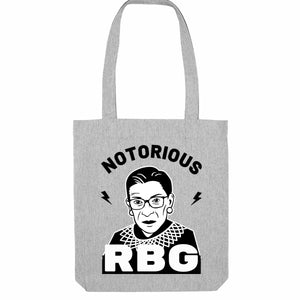 RBG Ruth Bader Ginsburg Strong as Hell Tote Bag-Feminist Apparel, Feminist Gift, Feminist Tote Bag-The Spark Company