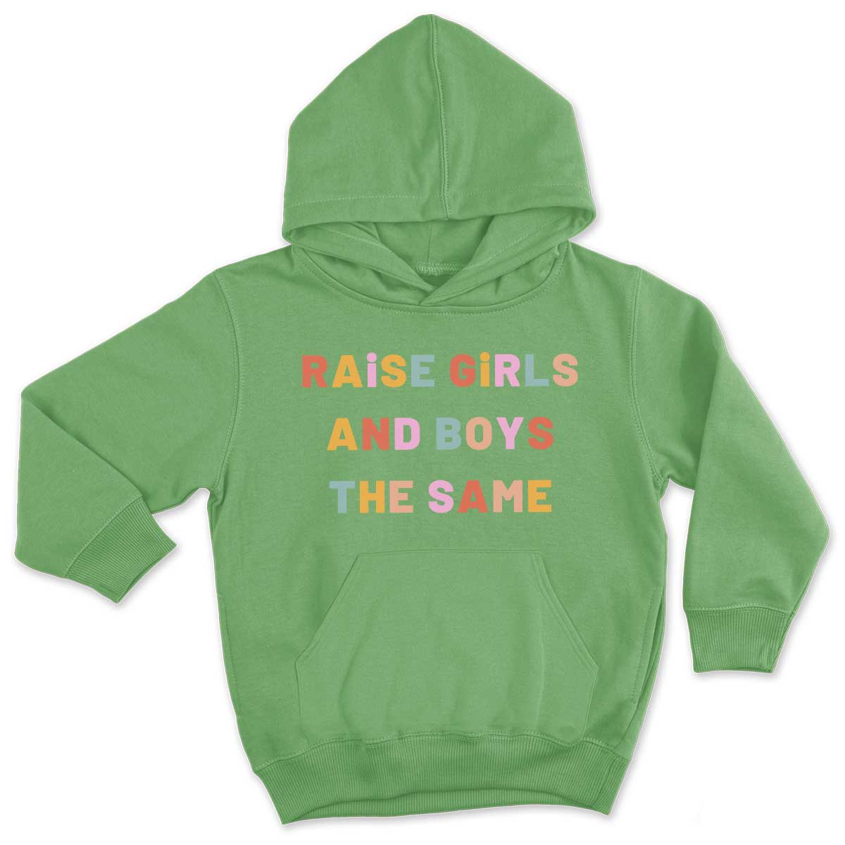 Raise Girls And Boys The Same Kids Hoodie-Feminist Apparel, Feminist Clothing, Feminist Kids Hoodie, JH001J-The Spark Company