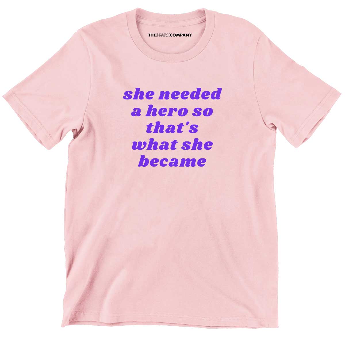She Needed A Hero Kids T-Shirt-Feminist Apparel, Feminist Clothing, Feminist Kids T Shirt, MiniCreator-The Spark Company