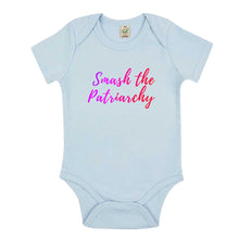 Load image into Gallery viewer, Smash The Patriarchy Babygrow-Feminist Apparel, Feminist Clothing, Feminist Baby Onesie, EPB02-The Spark Company