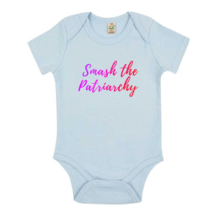 Smash The Patriarchy Babygrow-Feminist Apparel, Feminist Clothing, Feminist Baby Onesie, EPB02-The Spark Company