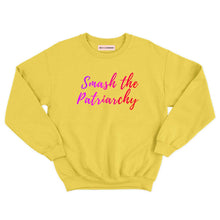 Load image into Gallery viewer, Smash The Patriarchy Kids Sweatshirt-Feminist Apparel, Feminist Clothing, Feminist Kids Sweatshirt, JH030B-The Spark Company