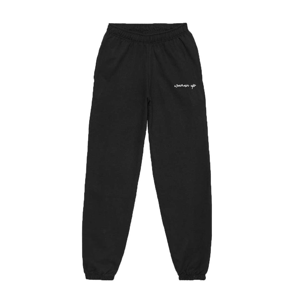 Woman Up Embroidery Detail Joggers – The Spark Company
